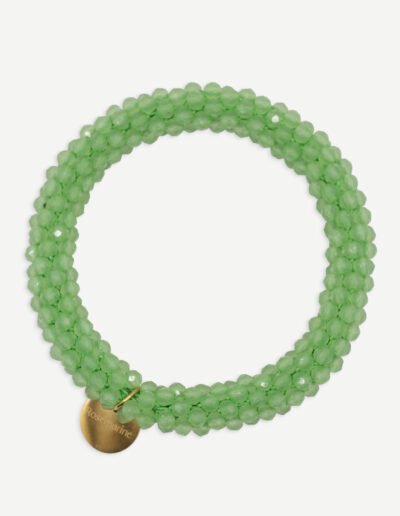 Bracelet Crystal Vert Opaque Rosemarine